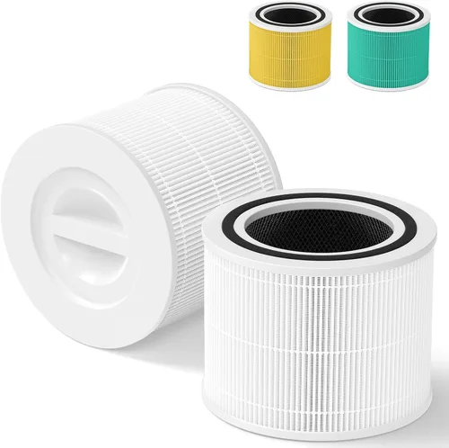 Filtro de repuesto Core 300 para LEVOIT Core 300, Core 300-P, purificador de aire Core 300S Vortex, repuesto de filtro HEPA verdadero 3 en 1 de