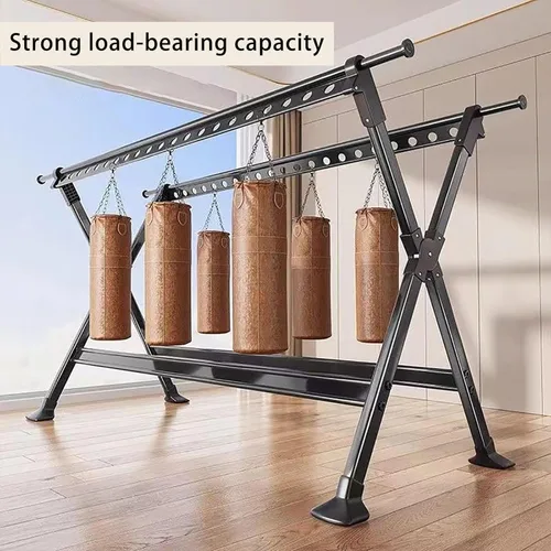 Miniatura 3 de Clothes Drying Rack - Foldable Adjustable Stainless Steel Laundry Drying Rack with Extendable Rods, Standing Clothes Airer for Indoor Outdoor Use