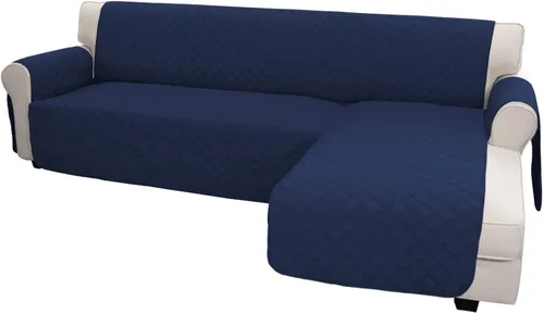 Miniatura 35 de Easy-Going - Fundas para sofá seccional en forma de "L" para perros, funda reversible para sofá, funda para chaise longue, protector de muebles