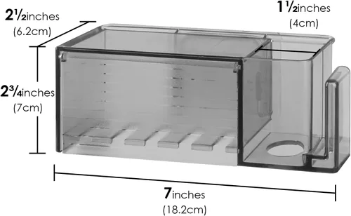 Miniatura 4 de Linkidea - Soporte de pared para cepillos de dientes con 5 ranuras con cubierta para baño, organizador de almacenamiento de plástico para pasta