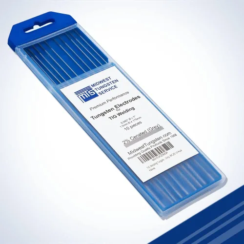 Miniatura 9 de Midwest Tungsten Service Electrodos de soldadura TIG de tungsteno paquete de 10 unidades (azul - 2% tungsteno lantanado (WL20/EWLa-2), 1/8 pulgadas