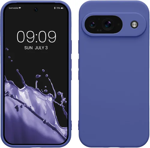 Miniatura 80 de kwmobile Funda compatible con Google Pixel 9 Pro - Funda protectora delgada de TPU para teléfono - Acabado mate suave - Negro mate