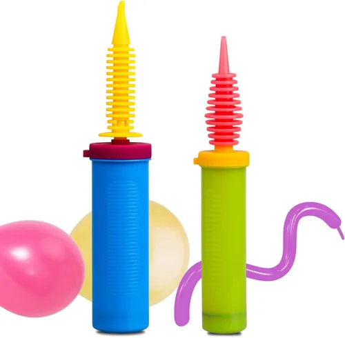 Miniatura 9 de Miliocry 2 Pack Balloon Pump Handheld Two-Way Dual Action, Hand Blower Air Pumper for Balloons, Ballon Inflator Pumping, Manual Baloon Inflators
