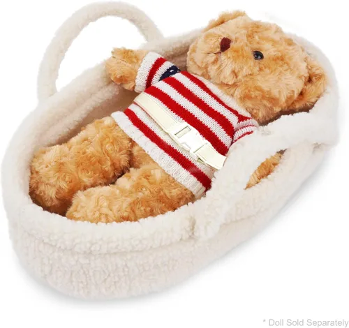 Miniatura 6 de June Garden Cozy Dream Doll Bassinet - Portador Portátil para Muñecas de Bebé - Se Adapta a Muñecas American Girl o Osos de Peluche de hasta 14