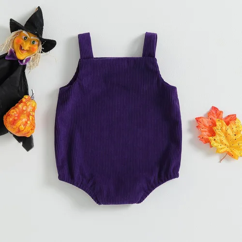 Miniatura 5 de Traje de Halloween para bebé recién nacido, overol sin mangas, con botones, ropa unisex de otoño