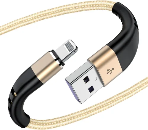 Miniatura 15 de Essri 3 cables de carga cortos de 1 pie para iPhone, con certificación MFi, cables Lightning fuertes de nailon trenzado, carga rápida USB para Azul