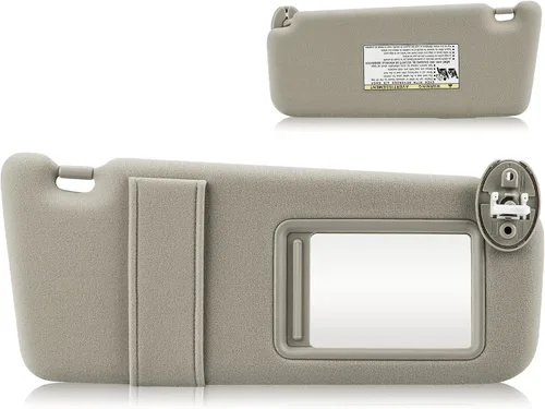 Miniatura 12 de Visera solar con luz para Toyota Venza 2009-2016 con techo corredizo, reemplazo de visera solar beige del lado izquierdo del conductor 74320-0T021-A1