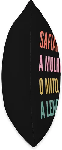 Miniatura 2 de Funny Portuguese First Name Design - Safiatou Throw Pillow