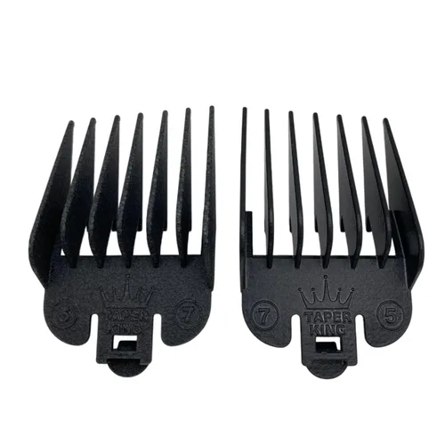 Miniatura 10 de Peine guía para cortapelos Taper King - ¡Adelgazamientos y desvanecimientos a prueba de errores en casa! Ruby (#1 a #3) - Compatible con cortapelos