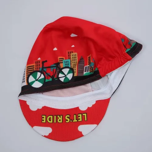 Miniatura 6 de Bikingbros Divertida gorra de ciclismo Calavera de poliéster Casco de ciclismo Forro de casco de ciclismo transpirable y absorción de sudor