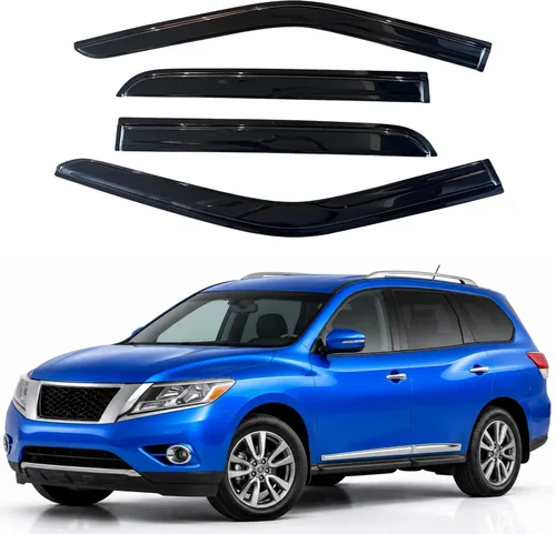 Miniatura 385 de Visor para ventana IG para Hyundai Venue 2020-2023, protector contra la lluvia, adhesivo extra duradero, deflector de viento para lado