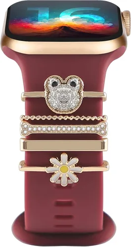 Miniatura 25 de Dijes para correa de Apple Watch para mujer de 1.575 pulgadas, 1.732 pulgadas, 1.614 pulgadas, 1.772 pulgadas, 1.654 pulgadas, 1.732 pulgadas, 1.732