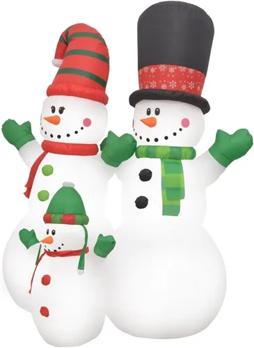 Miniatura 3 de Decoración inflable de Papá Noel inflable de 8 pies para patio, decoración de Papá Noel inflable, luces LED integradas para jardín, patio, césped