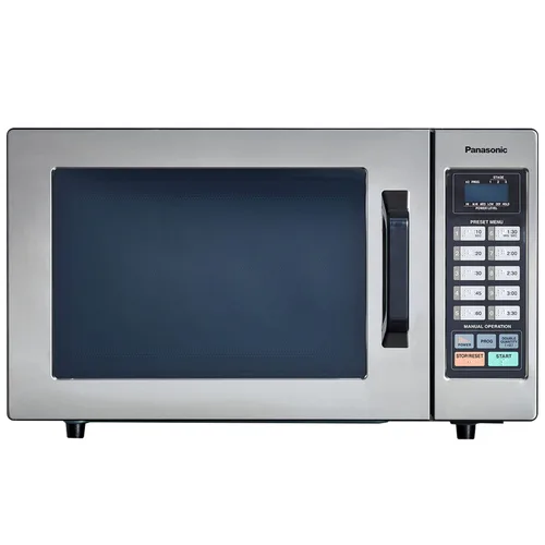Miniatura 2 de Panasonic Horno de microondas comercial para encimera con 10 memorias programables y control de pantalla táctil, 1000 W de potencia de cocción