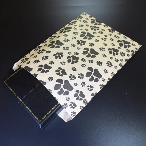 Miniatura 4 de CuteBox Pawprint - Bolsas de regalo de papel plano Kraft para manualidades, recuerdos de fiesta, venta al por menor, mercancía, ferias comerciales