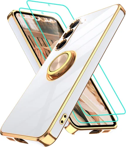 Miniatura 35 de Gritup Funda para Samsung Galaxy A14 5G: Funda Samsung A14 con 2 Protectores de Pantalla, Soporte de Anillo con Rotación 360°, Soporte Magnético
