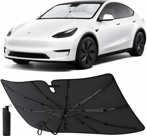 【2025 Actualizado】EcoNour Parasol Premium para Parabrisas de Coche | Parasol Plegable para Parabrisas Delantero | Visor Extendido Bloqueador de Sol