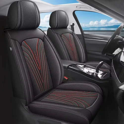 Miniatura 23 de DISUTOGO 2 Fundas para Asientos Delanteros Compatibles con Hyundai Tucson 2010-2024 2025 2026: Fundas de Asiento de Coche de Cuero Impermeables