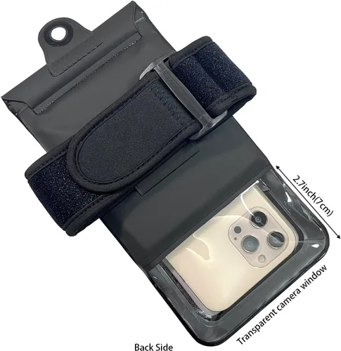 Miniatura 6 de DRLOKPAK Funda impermeable para teléfono, brazalete para surf, bolsa seca flotante impermeable para iPhone 15 14 13 12 Pro Max XS Plus Se Galaxy S23
