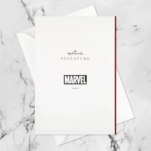 Miniatura 9 de Hallmark Tarjeta de cumpleaños desplegable de Spider-Man (Alguien Increíble Como Tú) Tarjeta 3D Signature Paper Wonder Azul