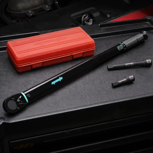 Miniatura 7 de EPAuto Llave dinamométrica de clic de 1/2 pulgada, 25-250 ft-lb/33.9-338.9 Nm, negro