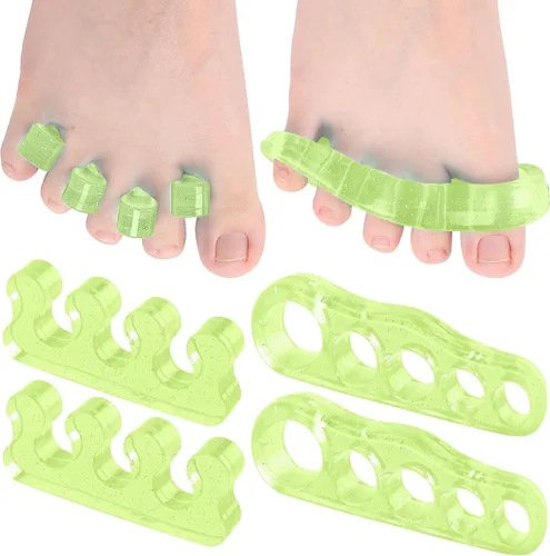 Miniatura 10 de Original ToePal Separador y enderezador de dedos, para dedos relajados, alivio del dolor de juanetes, dedo martillo y más, para hombres y mujeres