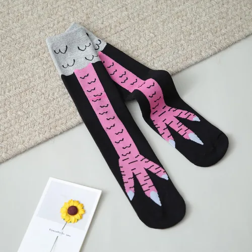Miniatura 7 de Urkutoba Calcetines lindos de patas de pollo para niños, calcetines de pollo hasta la rodilla, regalos divertidos para bebés, niñas y niños