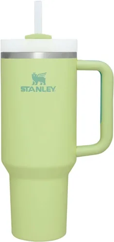 Miniatura 109 de Stanley Quencher H2.0 - Vaso de acero inoxidable con asa, pajilla y tapa FlowState giratoria de 3 posiciones; aislamiento térmico, sin BPA; apto