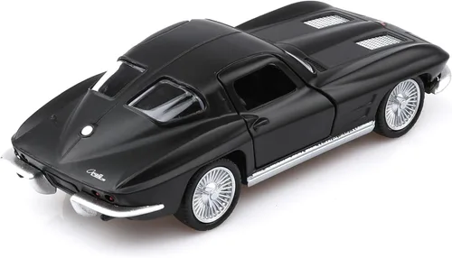 Miniatura 2 de TOKAXI Escala 1/36 Modelo de Chevy Corvette 1963 de Fundición a Presión, Vehículos de Retroceso Corvette Coches de Juguete, Regalos de Coches