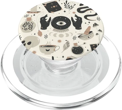 Miniatura 8 de Witch's Essentials - Diseño de bruja, lindo PopSockets intercambiables para Halloween