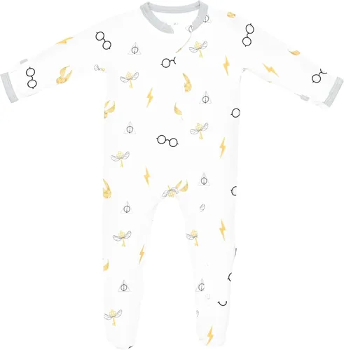 Miniatura 45 de KYTE BABY Pies unisex con cierre de cremallera, rayón hecho de bambú, 0-24 meses