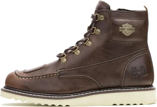 Miniatura 15 de Harley-Davidson Botas Hagerman de motociclista marrón de 5 pulgadas para hombre