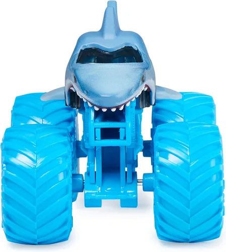 Miniatura 4 de Monster Jam Camión fundido a troquel 1:64 Spin Master 2022 con accesorio adicional: Megalodon Hyper Fueled