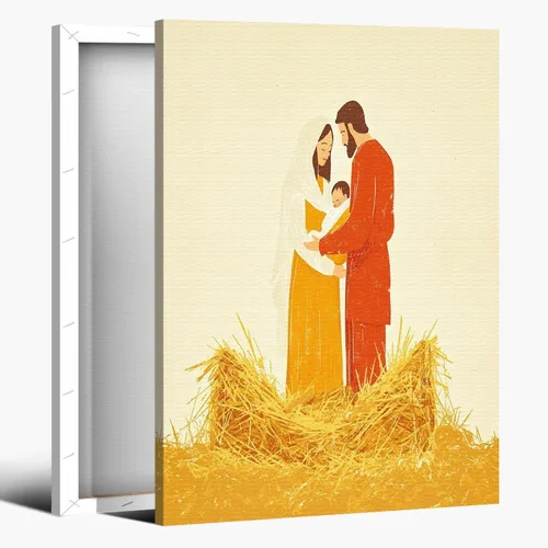 Miniatura 13 de Arte de pared en lona de Jesús y Cordero, Imagen de Jesús Corriendo tras la Oveja Perdida, Arte de pared religioso de Jesús Dejando las 99, Pinturas