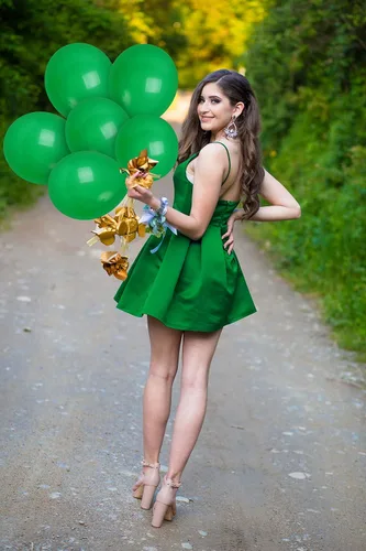 Miniatura 8 de Treasures Gifted - Globos de un solo color mate, Verde oscuro