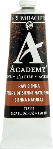 Miniatura 8 de Grumbacher Academy Pintura al óleo, 5.1 fl oz/5.07 oz, color ámbar crudo Umber crudo