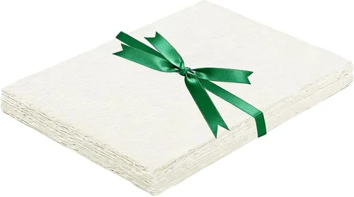 50 hojas de papel con bordes deckled de 4 x 6 pulgadas, papel de acuarela de textura rugosa de 160 GSM, hecho a mano, para acuarelas, invitaciones