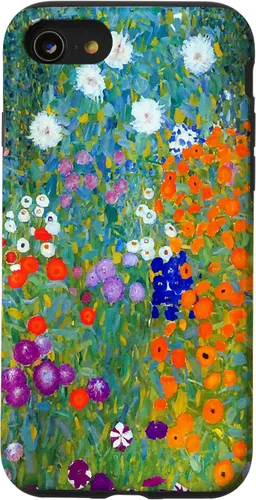 Miniatura 18 de Funda para iPhone 16 Gustav Klimt Flower Garden