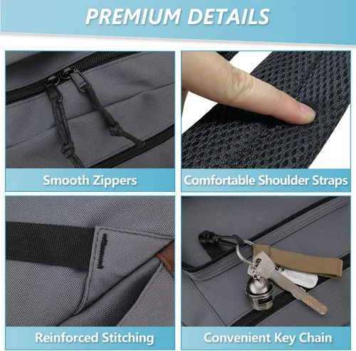 Miniatura 5 de Mochila escolar para niños, mochila de viaje ligera resistente al agua, Gris oscuro