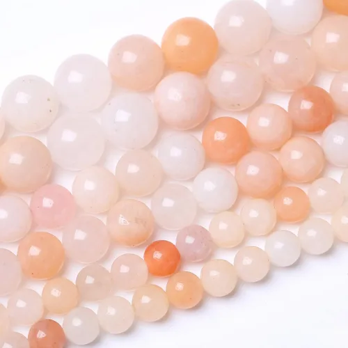 Miniatura 19 de 36 PIEZAS Cuentas de Malaquita Roja de 10 MM, Cuentas Redondas Sueltas de Gema Natural para Hacer Joyería 38 cm