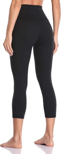 Miniatura 4 de Colorfulkoala - Leggings de cintura alta para mujer, con bolsillos, 21" de entrepierna