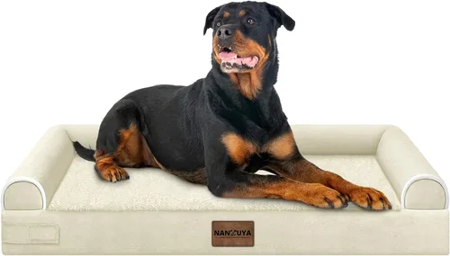 Miniatura 29 de Cama ortopédica lavable para perros medianos y grandes: cama con cojines de apoyo para perros medianos y grandes, cama impermeable de espuma tipo