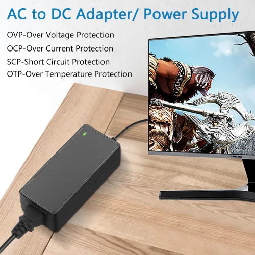 Miniatura 6 de SHNITPWR Cable de alimentación de 14 V para Samsung Monitor 14V 3A 2.5A 2.14A 1.78A 42W Fuente de alimentación AC DC Adaptador para Samsung