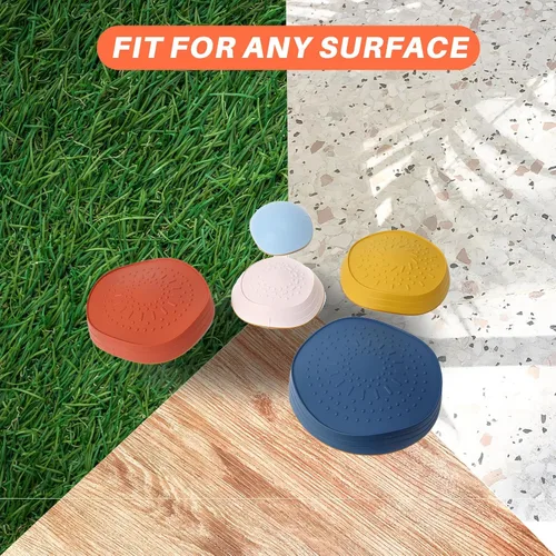 Miniatura 6 de 5 piedras de equilibrio vibrantes y temáticas naturales para fomentar el equilibrio de los niños pequeños y las habilidades motoras gruesas