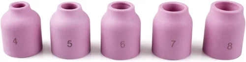 Miniatura 4 de Kit de 31 piezas de lente de gas TIG de soldadura con copa de vidrio 4# 5# 6# 7# 8# 10# 12# para WP-17/18/26