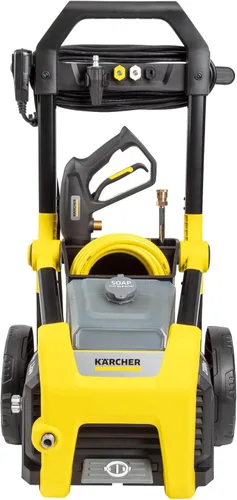Miniatura 7 de Kärcher Lavadora a presión K2100PS, certificado CETA, 3 boquillas de pulverización, tanque de detergente, para automóviles, calzadas, Amarillo