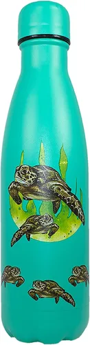Miniatura 21 de NatureVac - Black Bear de Deluxebase. Botella de agua de acero inoxidable con aislamiento térmico de 17 onzas. Frasco de vacío reutilizable y a