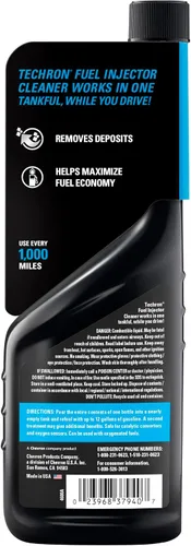 Miniatura 2 de Chevron Techron - Limpiador de inyector de combustible, 12 onzas, paquete de 1