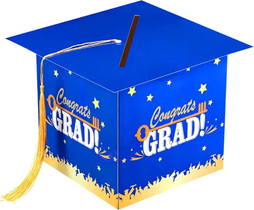 Miniatura 8 de Outus Caja de tarjetas de graduación 2026 con borla, titular de la tarjeta de felicitación para graduación, caja de regalo de graduación