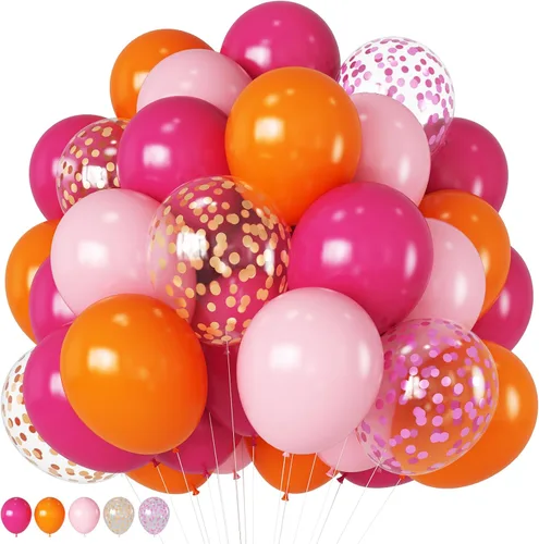 Miniatura 11 de Paquete de 60 globos azul polvoriento dorado, conjunto de globos de látex azul pizarra blanco arena verde azulado turquesa crema beige con confeti